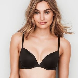 Victoria's Secret Black Lightly-Lined Demi Bra